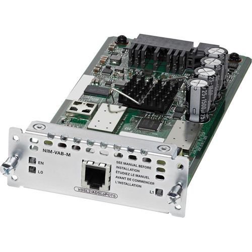 Cisco NIM-VAB-M=, Eingebaut, Kabelgebunden, RJ-11, 100 Mbit/s, Grau