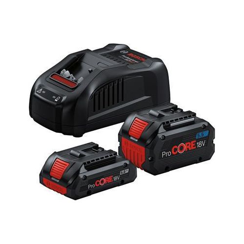 Starter-Set 1 x ProCORE18V 4.0Ah + 1 x ProCORE18V 5.5Ah + GAL 1880 CV