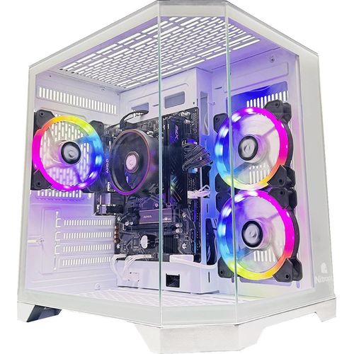 Nitropc Gaming PC Advanced Bronze Plus - AMD Ryzen 5 5655G, Radeon Graphics, 16GB DDR4, M.2 1TB, Weiß