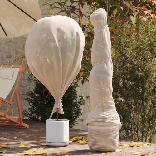 "Schlussverkauf" Abdeckfolien - Winterschutz fur Pflanzen - Beige 100x3,2 m Vliesstoff C16886