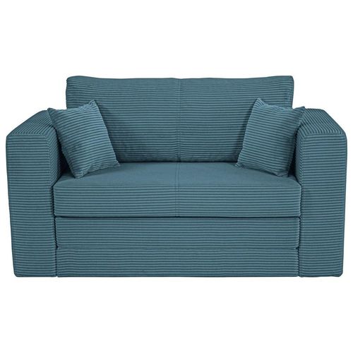 Xora Jugend-, Türkis, Textil, 1-2-Sitzer, Füllung: Schaumstoffflocken,Schaumstoffflocken, 136x78x72 cm, Kinder- & Jugendzimmer, Kindermöbel, Kindersitzmöbel & -tische, Kindersessel & -sofas