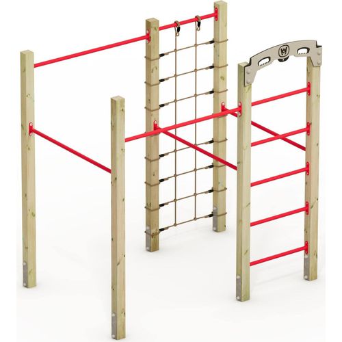 WICKEY FIT Base 625 – Outdoor-Fitnessgerät – rot