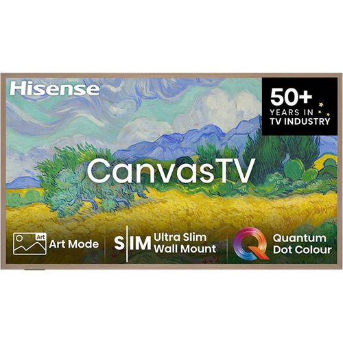 Hisense TV 55S7NQ, 4K QLED, 120Hz, Canvas ArtMode Smart TV