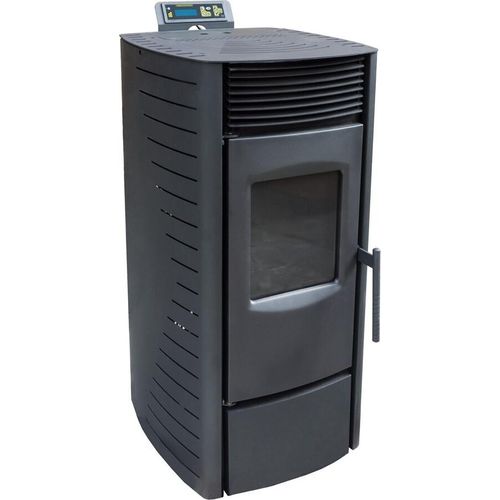 Nemaxx P9 Pelletofen Pelletkaminofen 11kW Kaminofen Heizofen Pellet Ofen Kamin Pelletheizung Heizgerät Kaminheizung Pellets -schwarz- WiFi-Ready