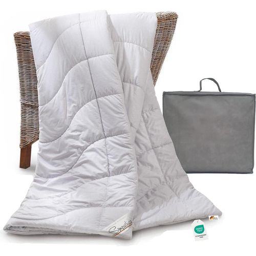 Kamelhaar Bettdecke 100% Kamelhaar Kamelhaardecke Duo warm 155x220 30°