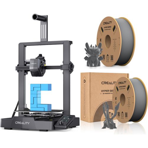 Creality Ender-3 V3 SE 3D Drucker+2KG Creality Hyper Series PLA Filament(Grau)