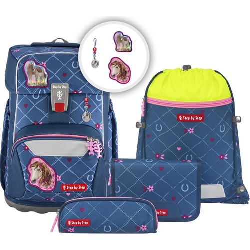 Step by Step Schulranzen-Set GIANT, 5-teilig