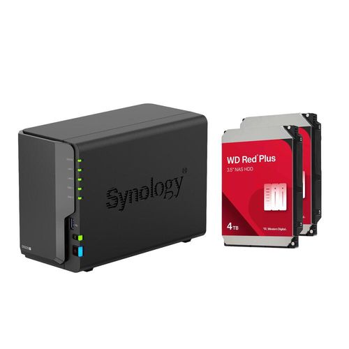 Synology DiskStation DS225+ 8 TB (2x 4 TB) WD Red® Plus NAS Festplatte