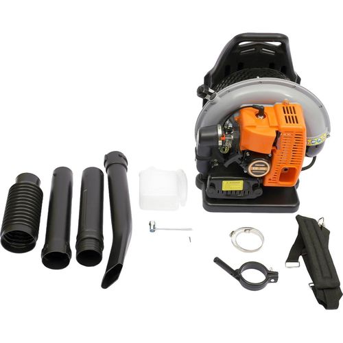 Laubbläser - Benzin - 2700 W - 63 cm³ 2-Takt - 6800 U/min - Einzylindermotor