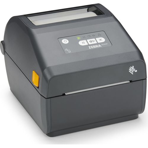 Zebra ZD421, Wärmeübertragung, 203 x 203 DPI, 152 mm/sek, Verkabelt & Kabellos, Grau