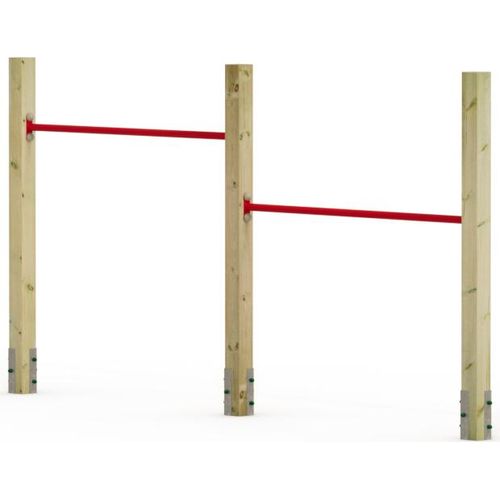 WICKEY FIT Tumble 312 - Outdoor-Fitnessgerät – rot