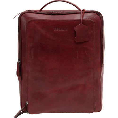 Betzold Lehrer-Rucksack Jumba aus Leder, Farbe: rot