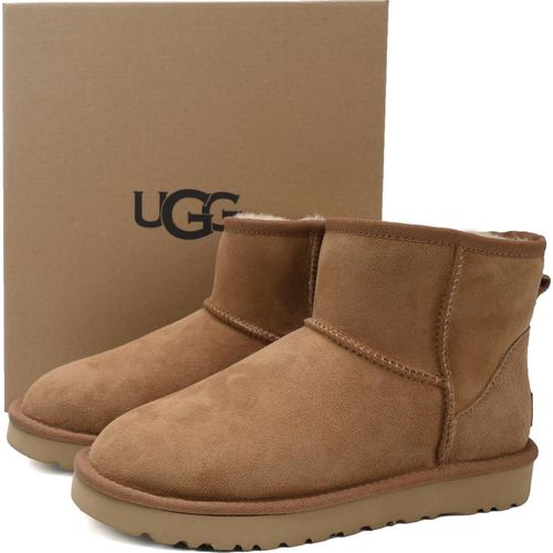 UGG Classic Mini Stiefel mit Plateausohle, Braun, für die Herbst- und Wintersaison