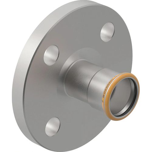Geberit GE Mapress Therm Flansch, PN10/16, mit Pressmuffe, DN100/d108mm, NPW, 1 Stk.