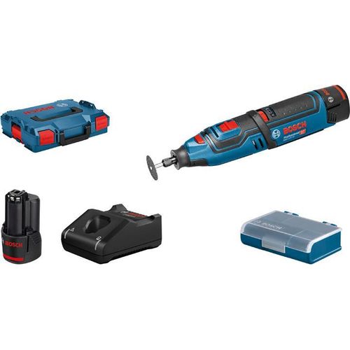 Akku-Rotationswerkzeug GRO 12V-35, 2 x Akku GBA 12V 2.0Ah in L-BOXX