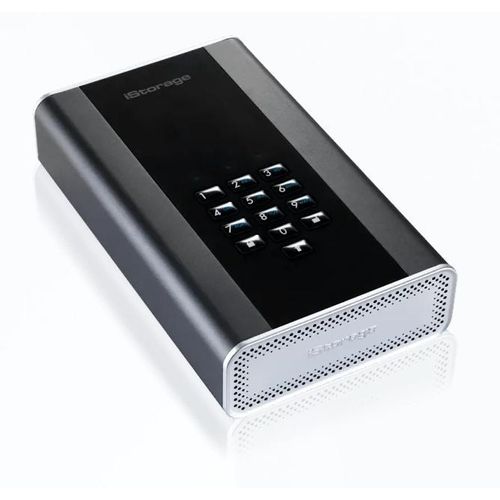 iStorage diskAshur DT2 256-bit 22TB-Classified - Graphite, 22 TB, 3.2 Gen 1 (3.1 Gen 1), Schwarz