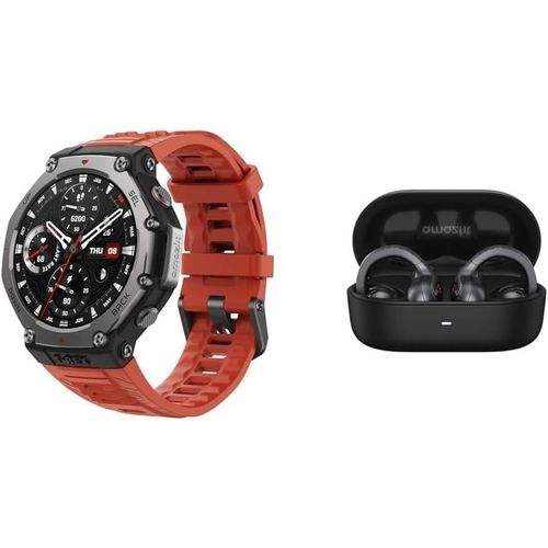 Amazfit T Rex 3 Outdoor Smartwatch 48 mm AMOLED Display Offline Karten 6 Satellitensysteme Dual GPS 27 Tage Akku 170 Sportmodi NFC