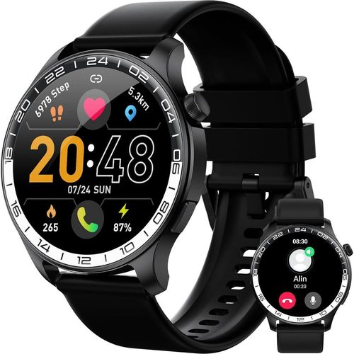 ChatGPT said: Smartwatch Herren Damen 1.43 Zoll HD AMOLED Bluetooth Anrufe WhatsApp Nachrichten 100 Sportmodi SpO2 Schlaf Herzfrequenz IP68 Wasserdic