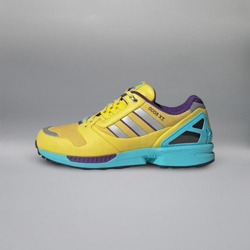 adidas ZX 8000 Consortium Yellow Blue Glow - 45 1/3 Größe: 45 1/3