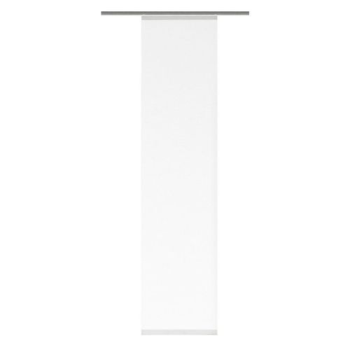 Flächenvorhang Rom, Weiß, Textil, Uni, 60x245 cm, mit Paneelwagen, Wohntextilien, Gardinen & Vorhänge, Schiebegardinen