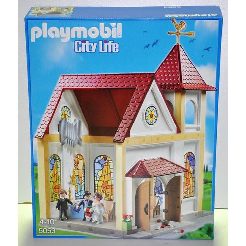 PLAYMOBIL 5053 Romantische Hochzeitskirche Kirche City Life