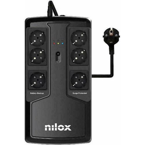 Nilox NXGCLIO8501X5V2, Line-Interaktiv, 0,85 kVA, 595 W, Pseudo sine, 173 V, 276 V