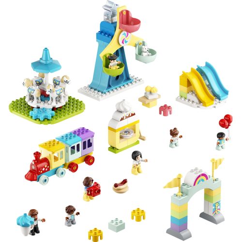 LEGO 10956 DUPLO Erlebnispark mit Jahrmarkt und Zug