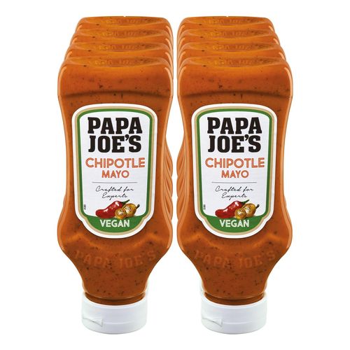 Papa Joe's Vegane Chipotle Mayonnaise 300 ml, 8er Pack