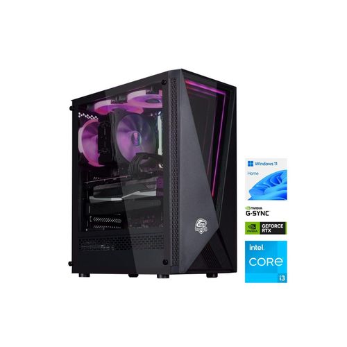 MP ONE GAMING PC 07 - RTX 3050 - Core i3-12100F - 1 TB NVMe - 16GB RAM - Windows 11