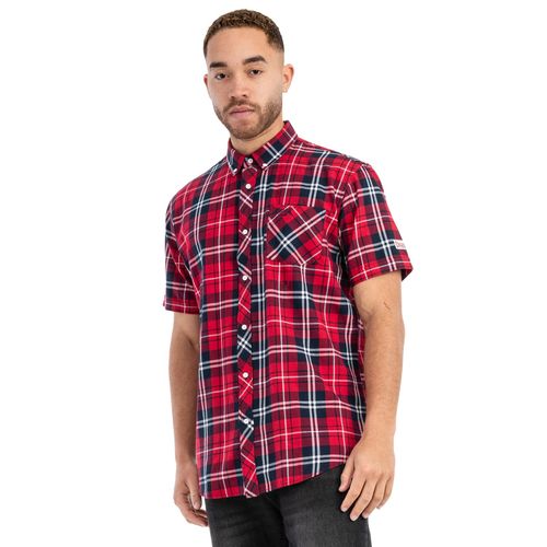 Lonsdale Herren Kurzarmhemd schmale Passform BRIXWORTH