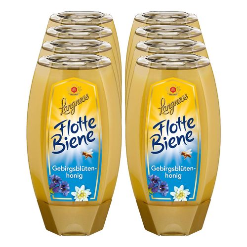 Langnese Flotte Biene Gebirgsblütenhonig 250 g, 8er Pack