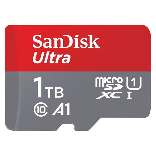 SANDISK Speicherkarte "microSDXC Ultra, Adapter "Mobile", grau, 1000 GB, Speicherkarten