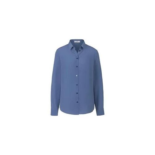 Bluse aus 100% Seide Peter Hahn Seidenreich blau, 42