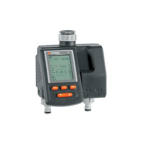Bewässerungscomputer GARDENA, grau (weiß, neutral), Bewässerungscomputer, Bewässerungscomputer