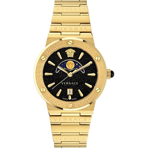 Versace Greca Logo Mondphase Uhr