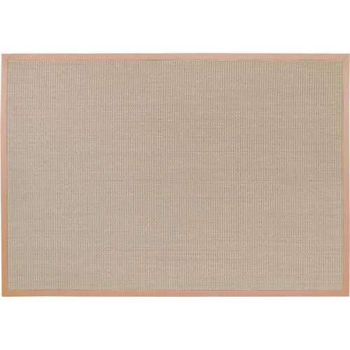 Sisalteppich DEKOWE "Brasil", beige (natur), B:240cm H:6mm L:340cm, Sisal, Teppiche, Sisalteppich, Flachgewebe, Obermaterial: 100% Sisal, mit Bordüre, Wohnzimmer