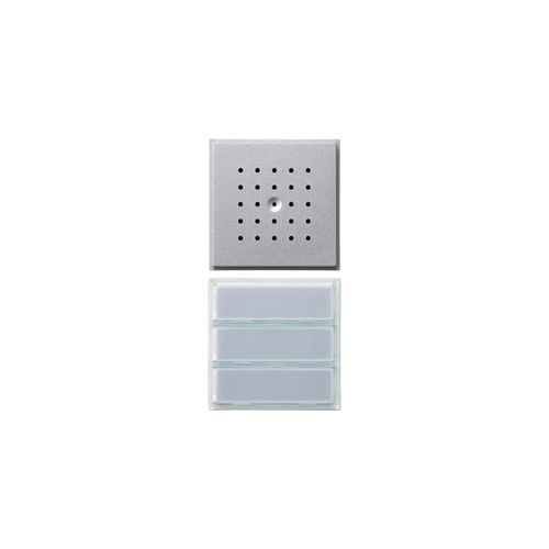 Gira Türstation UP 3fach alu LED ws 126165)