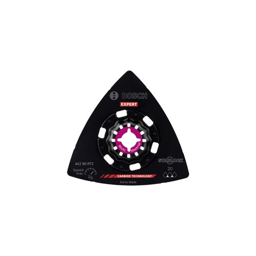 BOSCH EXPERT Sanding Plate AVZ 90 RT2 Blat für Multifunktionswerkzeuge 90mm für oszillierende Multifunktionswerkzeuge (2608900046)