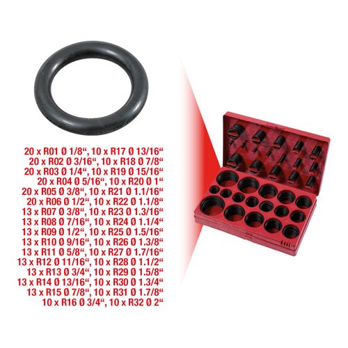 KS Tools Sortiment O-Ringe,SAE,407-teilig (970.0350)