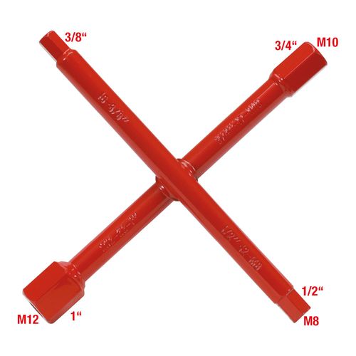 KS Tools Sanitär-Kreuzschlüssel, 7 Funktionen (116.6000)