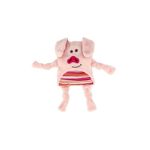 Dogman Rosa Pigge Plutt Quietsch Plüsch Hundespielzeug 20cm