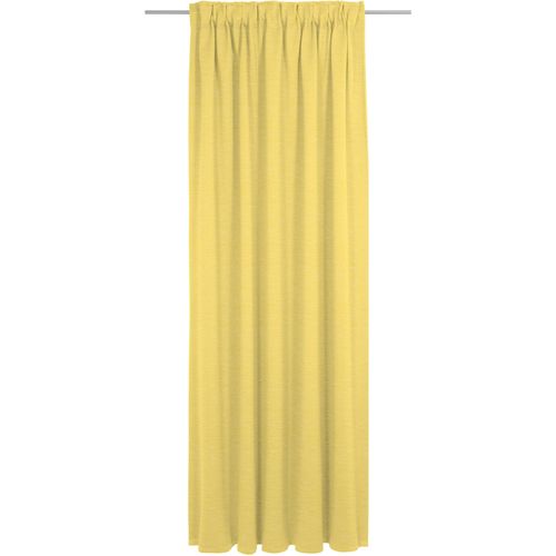Vorhang WIRTH "Trondheim B", gelb, B:132cm H:335cm, Polyacryl, Gardinen, Vorhang, nach Maß