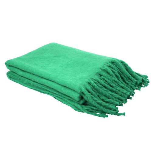 Wohndecke mit Wollanteil