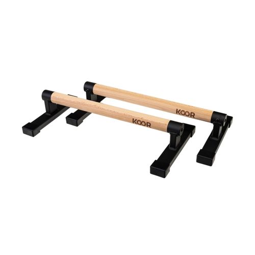 Liegestützgriffe KOOR "50 cm", braun (hellbraun), LiegestützgriffeB:25cm H:10cm L:50cm, Stahl, Liegestützgriffe, B:25cm H:10cm L:50cm