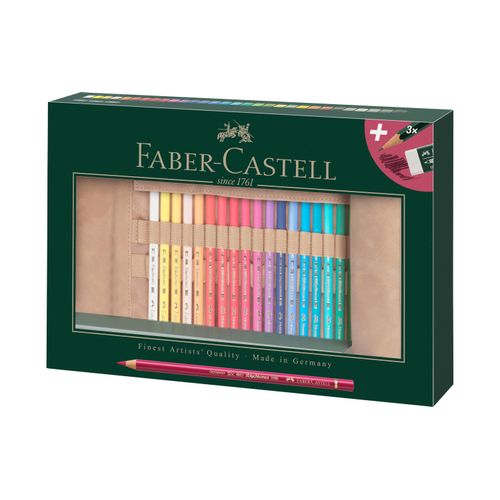 Polychromos FABER-CASTELL "Polychromo", bunt, Kunstfaser, Stifte, Polychromos