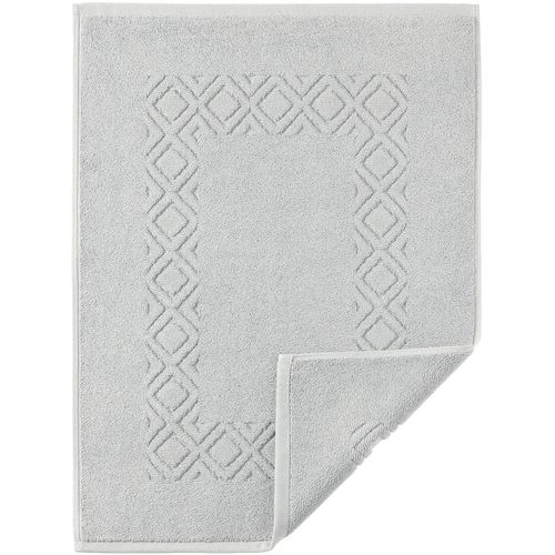 Badematte EGERIA "Denver" Gr. 2, grau, H:8mm, Baumwolle, Badematten, Badematte