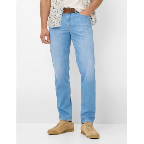 Brax Herren Five-Pocket-Hose Style CADIZ BRIGHT SEA WATER USED, denim hellblau, Gr. 33/32