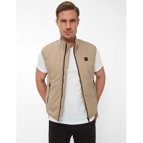 Brax Herren Weste Style LIAM sand, Beige, Gr. XXL