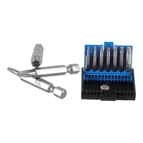 BGS Schraubenausdreher-Satz für defektes T-Profil (für TX) T10 - T40, 7-tlg. ; BGS technic (5284)