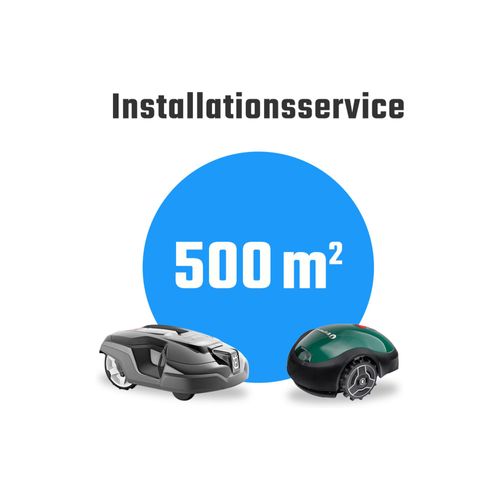 Mähroboter-Installationsservice Paket XS bis 500m² ; Mähroboter-Installation.de)